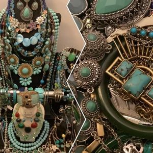 Surprise lot of 5 pieces & 1 sterling silver item.